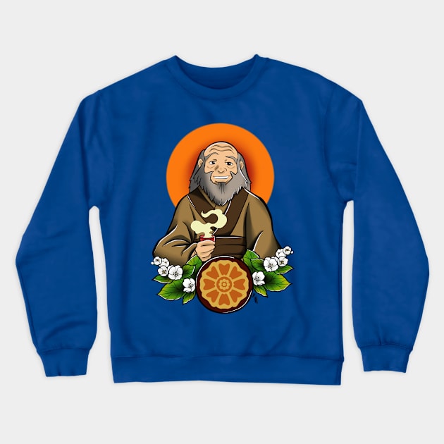 Uncle Iroh Crewneck Sweatshirt by Jurassic Ink